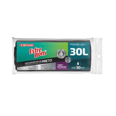 Imagem de Sacos para Lixo Preto Rolo 30L EsfreBom Bettanin