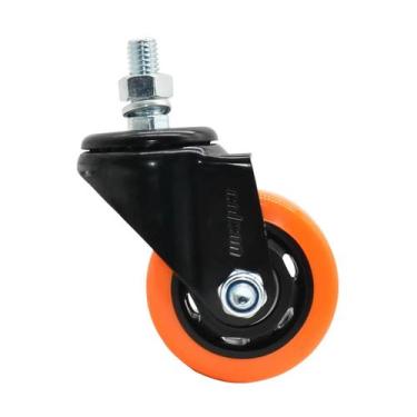Imagem de Rodizio Gir Pt 2 Espiga Roda Pvc Lar Esfera 50kg - Colson - Colson Rod