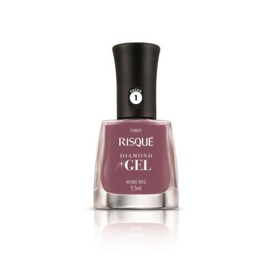Imagem de Esmalte Risqué Diamond Gel Veludo Rosé Cremoso 9,5ml