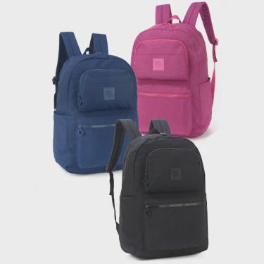 Imagem de Mochila De Costas Escolar Crinkle Feminino e Masculino UP4You