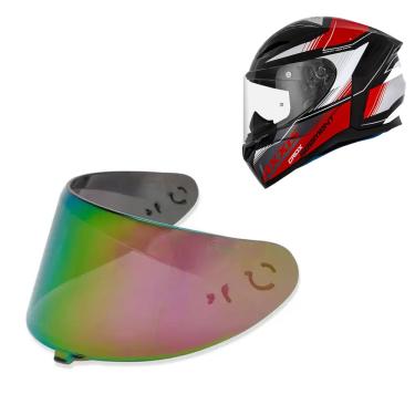 Imagem de Viseira Capacete Axxis Camaleão Segment Draken - Polivisor