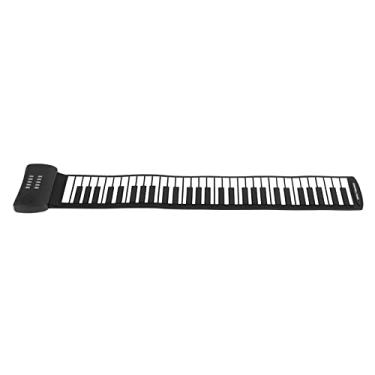 Imagem de Piano de Teclado, Enrolar Piano Piano Teclado Piano Teclado 61 Chaves Roll de Mão Piano para Todas As Idades (PM61)