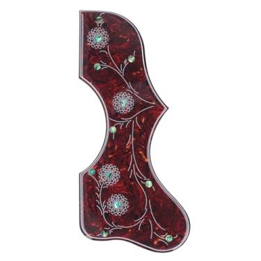 Imagem de MUNEFE Pickguard de guitarra acústico, adesivo de raspadinha autônoma, adesivo de placa de arranhão PickGuard para J 200 guitarras acústicas folclóricas