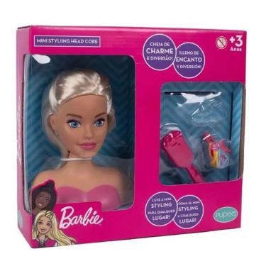 Imagem de Boneca Mini Busto Styling Head Barbie 1296 - Mattel