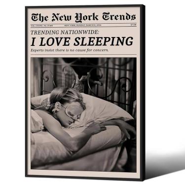 Imagem de Pôster de arte de parede VERENIX Retro Preto Branco Feminista 40x60cm