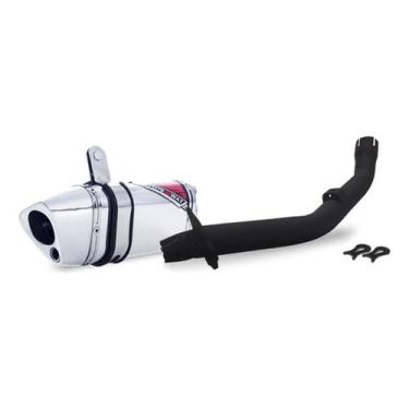 Imagem de Escape / Ponteira Coyote TRS 2 Way JUNIOR 20cm em Alumínio - CB 300 F 