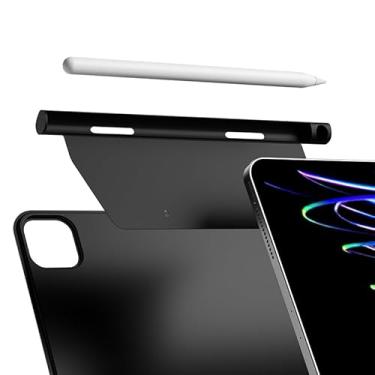 Imagem de Techfish Capa para Apple Pencil 2ª geração compatível com teclado mágico, teclado inteligente fólio, outras capas magnéticas para Apple Pen - Preto-1