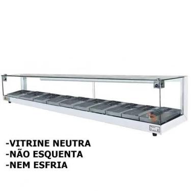 Imagem de B-VN150 - Vitrine Neutra Beta 1,50m Branca - Bivolt - Omega