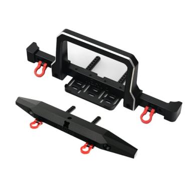 Imagem de Mesimsple Alum Winch Mount Front Rear Bumper Kit for 1/10 MN999 MN222 TRX4 SCX10 90046 90047 AXIAL 103007 Series RC Car Upgrade Parts