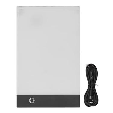Imagem de LED Light Box Tracer Ultra Thin Fin Portable Dimmable Artcraft Rastred Pad A5 para desenhar Pintura Perfeita para Designers Artistas Crafters (plástico)
