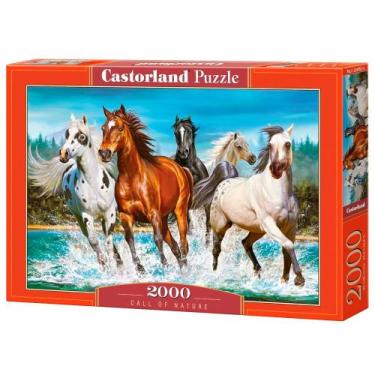 Imagem de Puzzle 2000 Peças Cavalos na Natureza - Casorland Importado 2007022 - 
