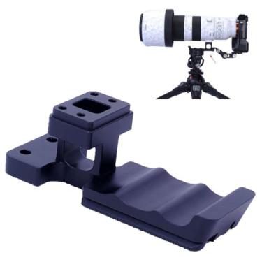 Imagem de iShoot Suporte de anel de substituição da base do colar da lente do pé compatível com lente Sony FE 400-800 mm F6.3-8 G, suporte de suporte de lente com placa de liberação rápida Arca-Swiss Fit para