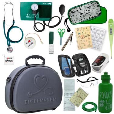 Imagem de Kit Enfermagem Super Luxo Maleta Exclusiva Completo - PA MED/ PREMIUM/