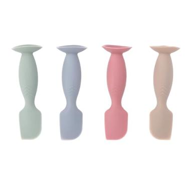 Imagem de Fafeicy Aplicador de Camada de Camada de Manga Em Pasta de Silicone Macio para Bebês 4pcs Bebês