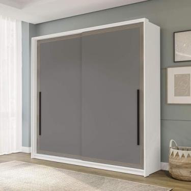 Imagem de Guarda Roupa 180,1cm com 2 Portas de Correr e 2 Gavetas 240835 Valênci