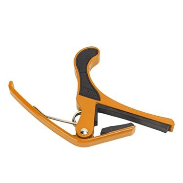 Imagem de Drfeify Guitar Capo Alloy Lançamento Rápido para o Bandolim de Banjo de Guitarra Elétrica Com Picaretas de Guitarra 2pcs, Presente Perfeito para Guitarristas e Iniciantes (Ouro)