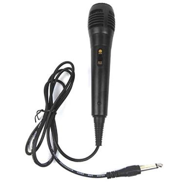 Imagem de Microfone dinâmico unidirecional Singing Machine com cabo de 1,5 m e conector de 0,6 cm