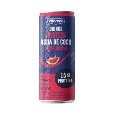 Imagem de Água de Coco Proteica Melancia Vitorena 269 ml