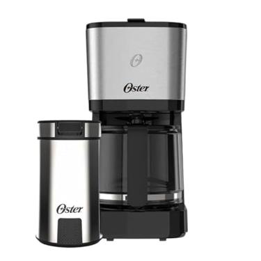 Imagem de Kit Cafeteira Inox 1,2L e Moedor de Café Oster - 220V