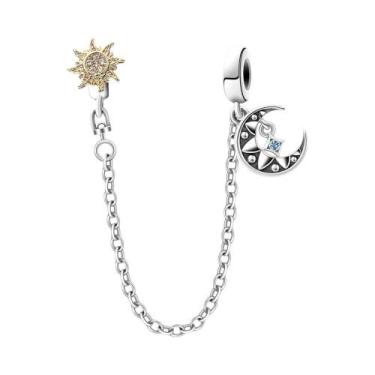 Imagem de Berloque De Prata 925 Com Margarida, Borboleta E Coração Para Pulseira