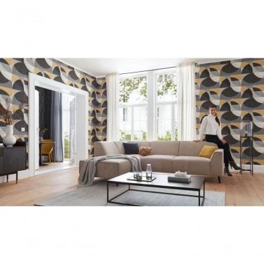 Imagem de Papel De Parede Raízes Círculos 1015015 Tam. 4m²