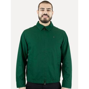 Imagem de Jaqueta Tommy Hilfiger Masculina Regular Cotton Ivy Verde Escuro-Masculino