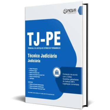 Imagem de Nova Apostila Completa Tj Pe 2025 Técnico Judiciário - Nova Concursos