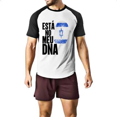 Imagem de Camiseta Raglan Esta no meu DNA Israel - Alearts, G