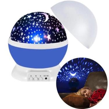 Imagem de Projetor Estrelas Led Iluminação Tranquila Leve E Compacta - Lippin