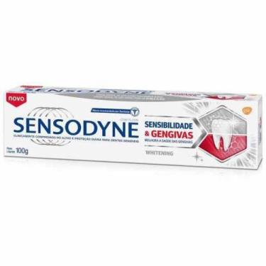 Imagem de Pasta de Dente Sensodyne Sensibilidade e Gengivas Whitening Branqueado