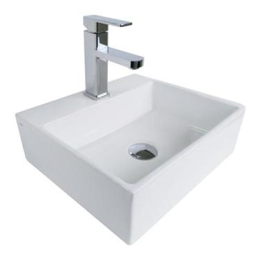 Imagem de Kit Cuba RC 250 + Válvula Click Inox + Torneira RT 20 - RENO