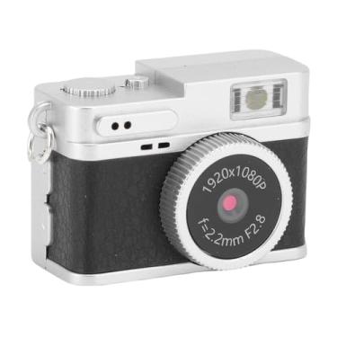 Imagem de ASHATA Câmera Digital Retro Portátil de 64 GB, 1080p 30fps Câmeras de Vídeo Fotográfica, ângulo de Lente de 160 °, 4 Filtros de Brota, Gravação de 3mins Em Loop, Lanterna, Gravador de (Preto
