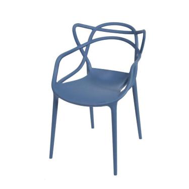 Imagem de Cadeira Boxbit Solna Polipropileno Azul Petróleo