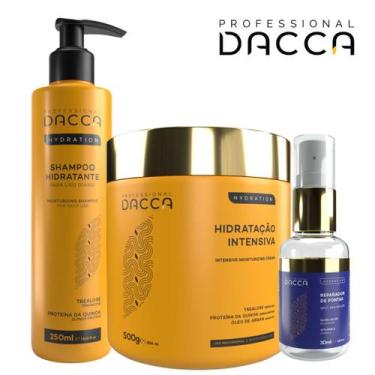 Imagem de Kit Shampoo + Máscara + Oil Reparador 3 Produtos - Dacca Professional