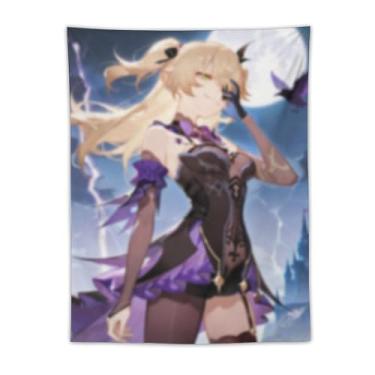 Imagem de LIEGBMEU Tapeçaria sexy sexy de anime menina 76.2 cm x 101.6 cm interior exterior parede colcha arte decoração de tapeçaria caprichosa, AF177