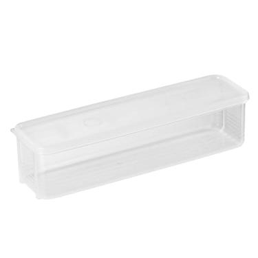 Imagem de Spaghetti Container Macarrão Noodle Organizer Box Limpar Retângulo Leak Proof Food Storage Container para Cozinha Geladeira Despensa Durable PP Material