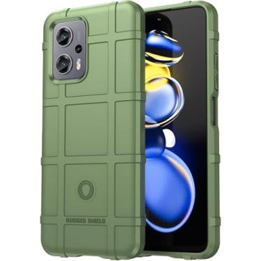 Imagem de Capa Case Xíaomi Poco X4 GT e Redmi Note 11T Pro 5G (Tela 6.6) Rugged Shield Anti Impacto (Verde)