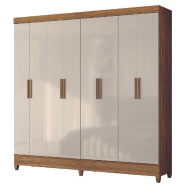 Imagem de Guarda Roupas Casal 8 Portas 2 Gavetas Marajó Moval Freijo Off