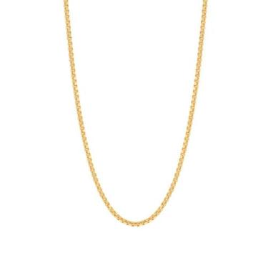 Imagem de Cordão Rommanel Banhado Ouro Fio Veneziana 50cm 531311