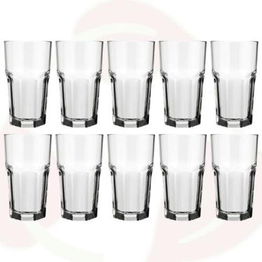 Imagem de 10 Copo de Vidro Bristol 200ML Nadir Café Água Eventos Drink - NADIR F