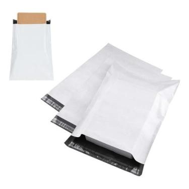 Imagem de Embalagem PP Saco Plástico Envelope Segurança 15x25 100 Uni - Embralum