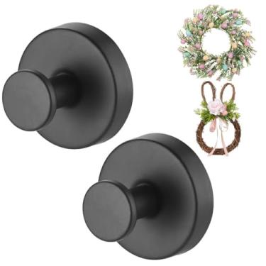 Imagem de Ganchos de ventosa de atualização para guirlandas em vidro, 2025 novos ganchos de ventosa de aço inoxidável à prova d'água sem broca, suporte de guirlanda doméstica para espelhos de banheiro de porta