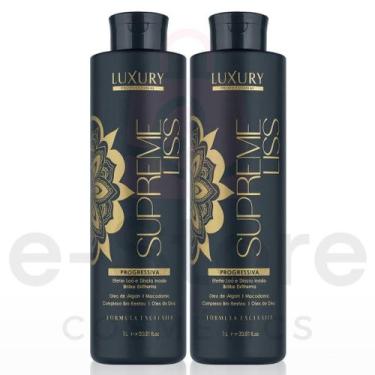 Imagem de Luxury Kit Progressiva Supreme Liss 1L 2x - Brilho e Alinhamento - Lux