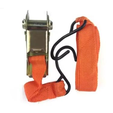 Imagem de Cinta de Carga com Catraca, Kit 4 Unidades, 4,5 Metros, Capacidade 100Kg, Amarração e Fixação de Cargas