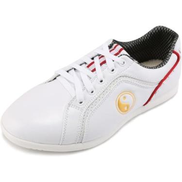 Imagem de Sapatos De Kung Fu Sapatos De Tai Chi Sapatos De Artes Marciais Sapatos De Taekwondo Respiráveis Tênis De Treinamento, White, 45 EU