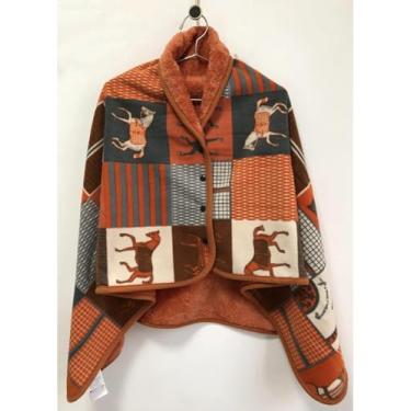 Imagem de Ponchos De Cadeira De Rodas Quentes Com Capuz Casacos Sem Mangas Para Adultos, Cobertor De Cadeira De Rodas De Inverno Capa De Aquecimento Cobertor De Lazer Multiuso Capa De Flanela Macia G, L