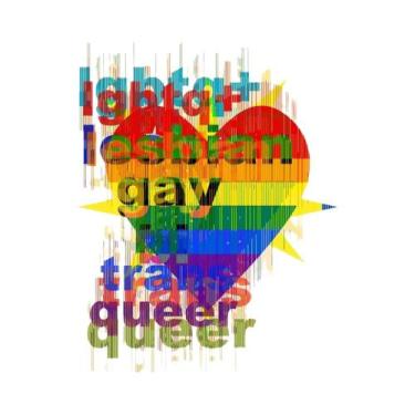 Imagem de Arte De Parede Com a Bandeira Arco-Íris LGBT, Pintura Em Tela, Imagens