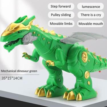 Imagem de Dinossauro elétrico infantil Brinquedo de Brinquedo Leve Andando Dinos