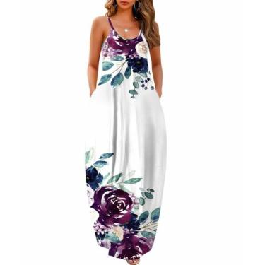 Imagem de Vestido feminino Wolddress 2025 casual sem mangas plus size