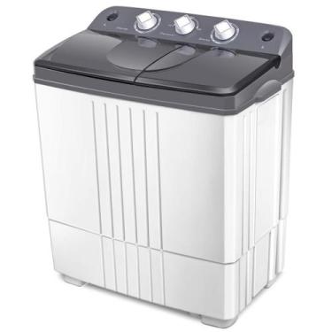 Imagem de Máquina de lavar roupa Giantex EP20313 portátil com capacidade de 9 kg